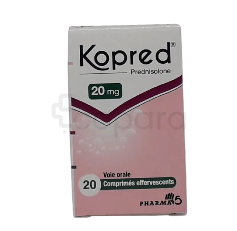 KOPRED 20MG BOITE DE 20 COMPRIMES EFFERVESCENTS