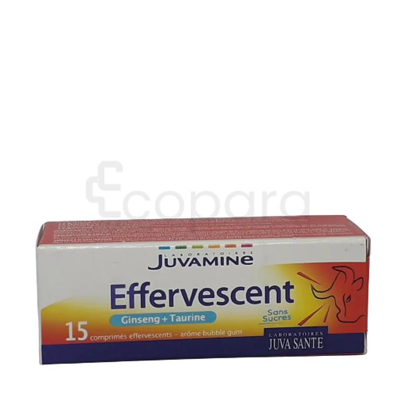 JUVATONUS TAURINE BOITE DE 15 COMPRIMES EFFERVESCENTS