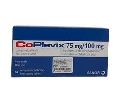 COPLAVIX 75MG/100MG BOITE DE 30 COMPRIMES