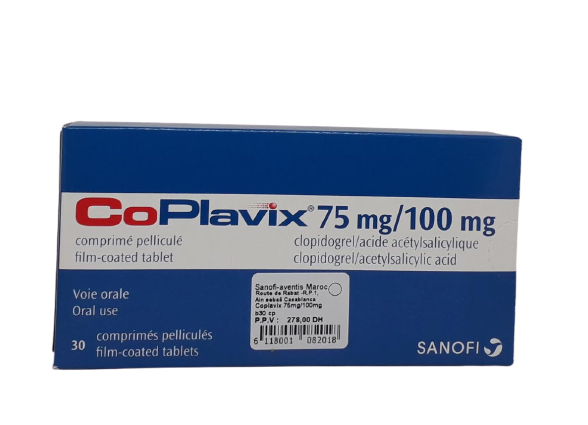 COPLAVIX 75MG/100MG BOITE DE 30 COMPRIMES