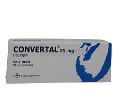 CONVERTAL 25MG BOITE DE 30 COMPRIMES