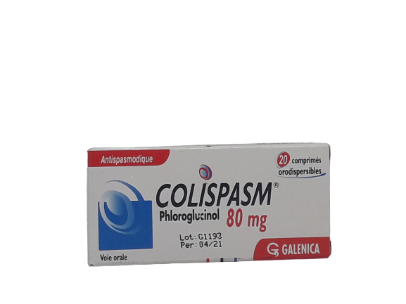 COLISPASM 80MG BOITE DE 20 COMPRIMES