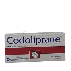 CODOLIPRANE 400MG/20MG BOITE DE 16 COMPRIMES