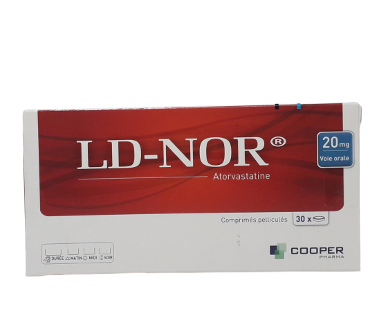 LD NOR 20MG BOITE DE 30 COMPRIMES