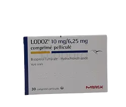 LODOZ 10MG/6.25MG BOITE DE 30 COMPRIMES