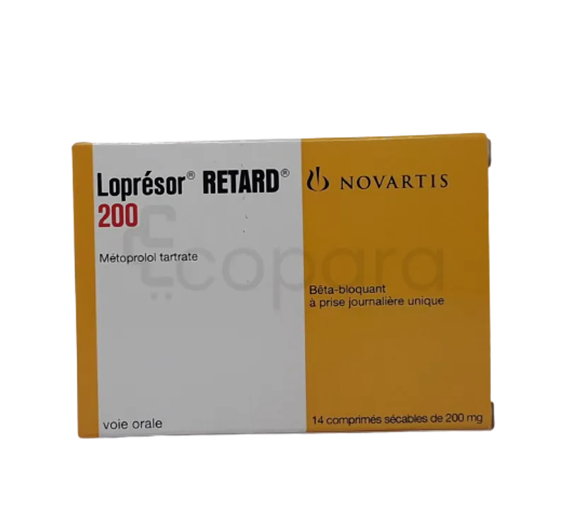 LOPRESOR RETARD 200MG BOITE DE 14 COMPRIMES