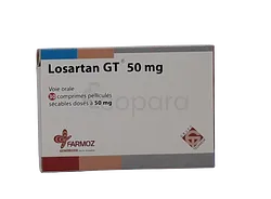 LOSARTAN GT 50MG BOITE DE 30 COMPRIMES PELLICULES