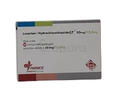 LOSARTAN/HCTZ GT 50MG/12.5MG BOITE DE 30 COMPRIMES PELLICULES