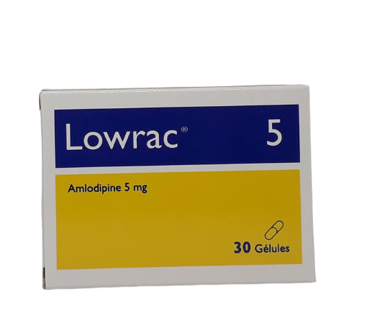 LOWRAC 5MG BOITE DE 30 COMPRIMES