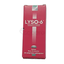 LYSO 6 20MG/10MG BOITE DE 20 COMPRIMES