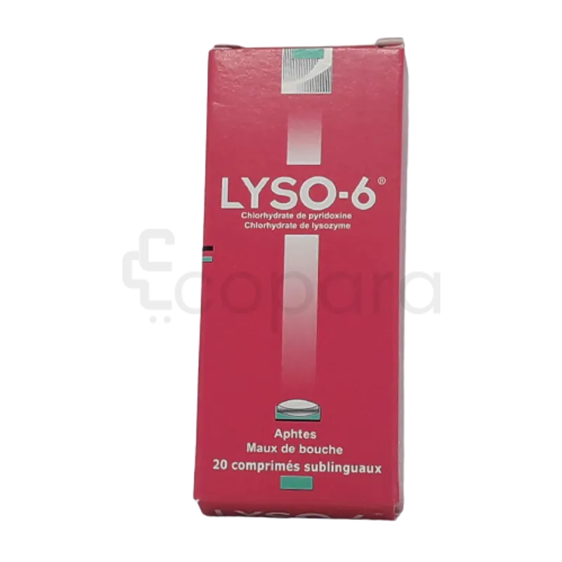 LYSO 6 20MG/10MG BOITE DE 20 COMPRIMES