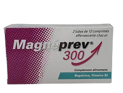 MAGNEPREV 300MG BOITE DE 24 COMPRIMES EFFERVESCENTS