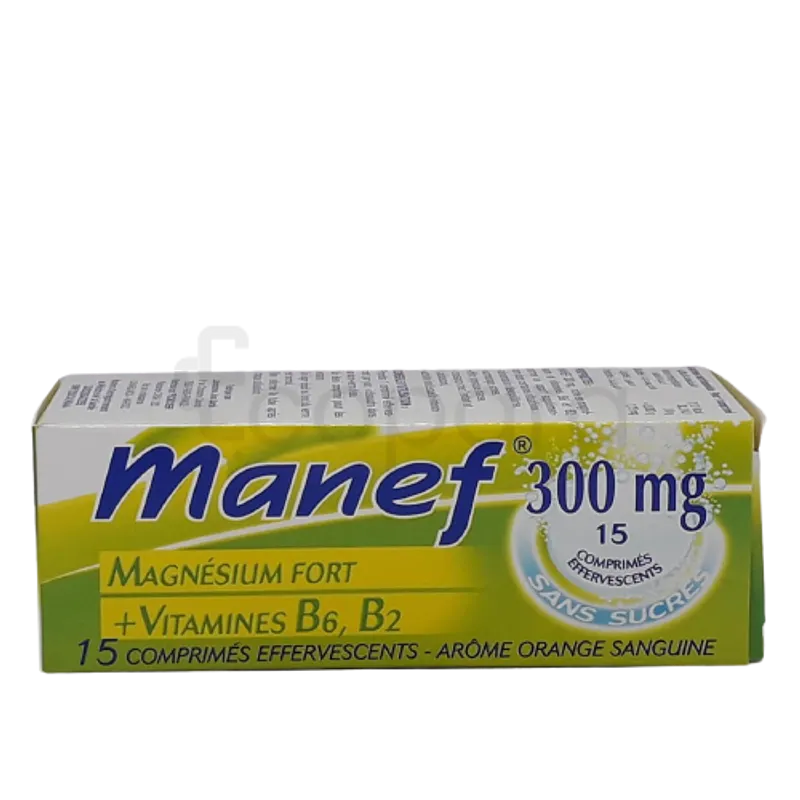 MANEF 300MG BOITE DE 15 COMPRIMES EFFERVESCENTS