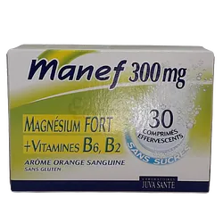 MANEF 300MG BOITE DE 30 COMPRIMES EFFERVESCENTS