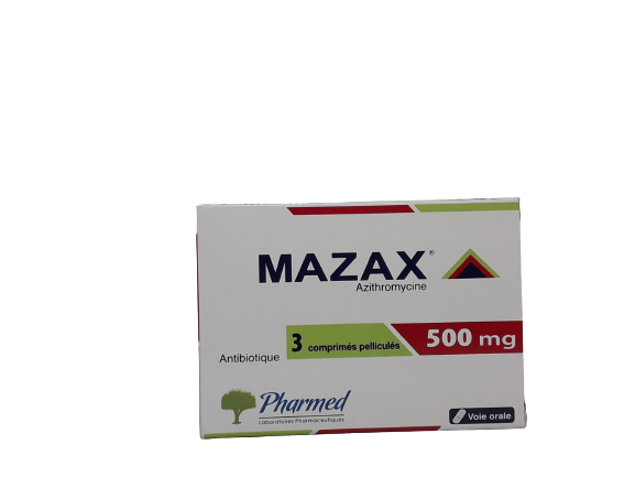 MAZAX 500MG BOITE DE 3 COMPRIMES PELLICULES