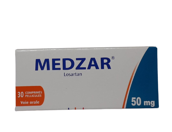 MEDZAR 50MG BOITE DE 30 COMPRIMES PELLICULES