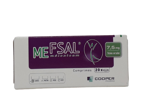 MEFSAL 7.5MG BOITE DE 20 COMPRIMES