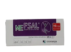 MEFSAL 15MG BOITE DE 20 COMPRIMES