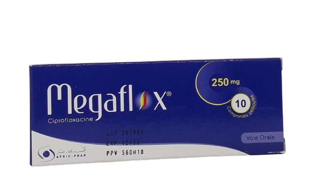 MEGAFLOX 250MG BOITE DE 10 COMPRIMES