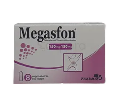 MEGASFON 150MG BOITE DE 8 SUPPOSITOIRES