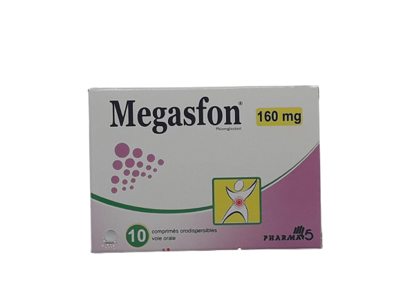 MEGASFON 160MG BOITE DE 10 COMPRIMES
