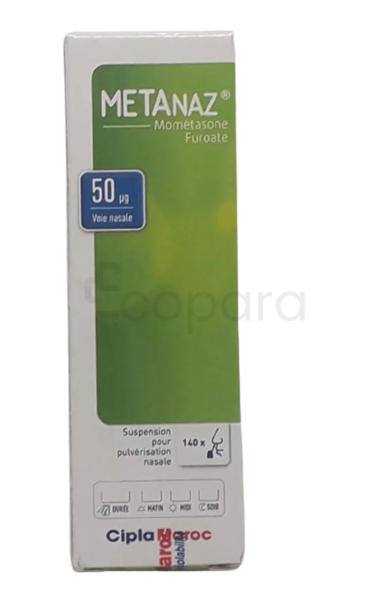 METANAZ GN 50µG SUSPENSION POUR PULVERISATION NASALE BOITE DE 140 DOSES