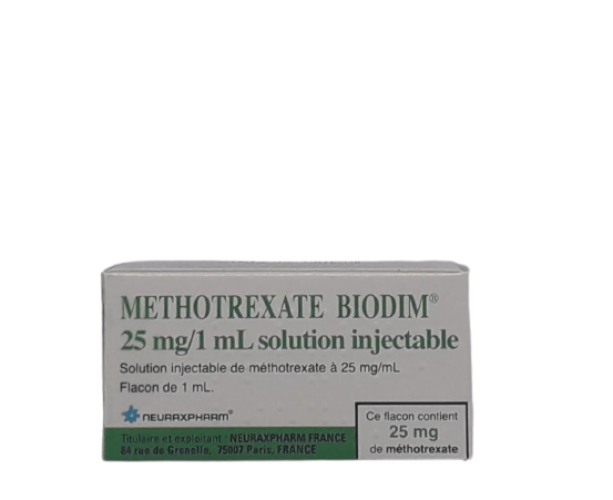 METHOTREXATE BIODIM 25MG FLACON 1ML INJECTABLE