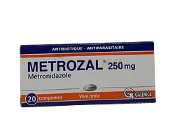 METROZAL 250MG BOITE DE 20 COMPRIMES