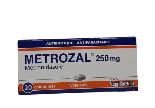 METROZAL 250MG BOITE DE 20 COMPRIMES