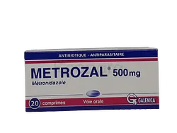 METROZAL 500MG BOITE DE 20 COMPRIMES