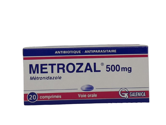 METROZAL 500MG BOITE DE 20 COMPRIMES