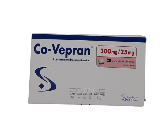 COVEPRAN 300MG/25MG BOITE DE 28 COMPRIMES