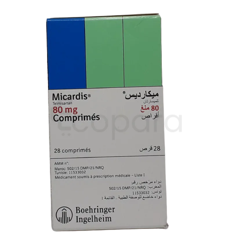 MICARDIS 80MG BOITE DE 28 COMPRIMES