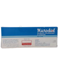 MICRODIOL 0.15MG/0.03MG BOITE DE 21 COMPRIMES