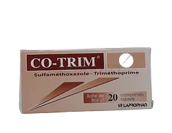 COTRIM 400MG/80MG BOITE DE 20 COMPRIMES REFERENCE 900042