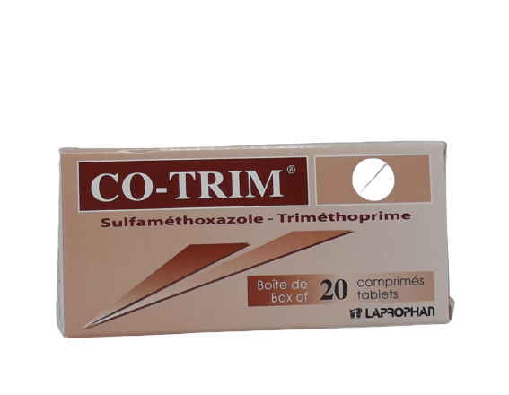 COTRIM 400MG/80MG BOITE DE 20 COMPRIMES REFERENCE 900042