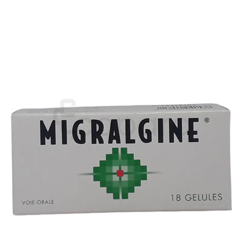 MIGRALGINE 400MG/20MG/62.5MG BOITE DE 18 GELULES