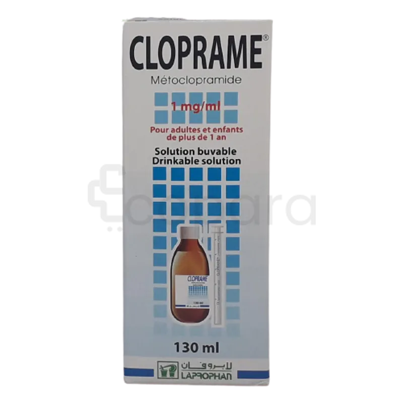 CLOPRAME 0.1% 130ML SIROP