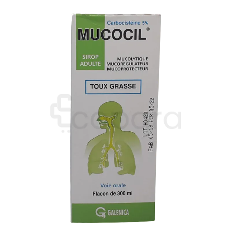 MUCOCIL 5% 300ML ADULTE GM SIROP