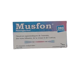 MUSFON 80MG BOITE DE 20 COMPRIMES ORODISPERSIBLES