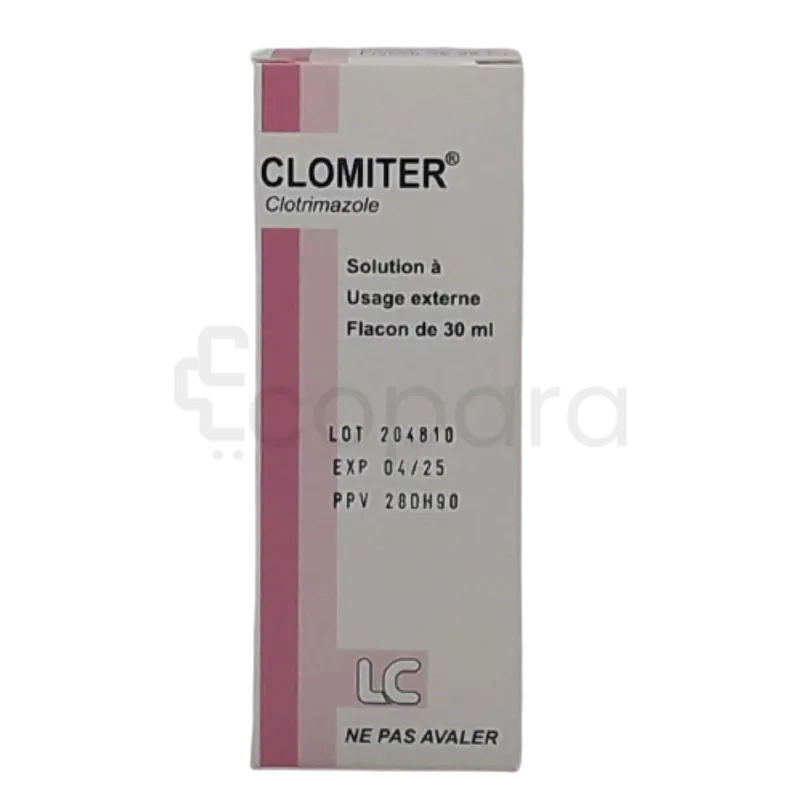 CLOMITER UE 1% 30ML SOLUTION TOPIQUE