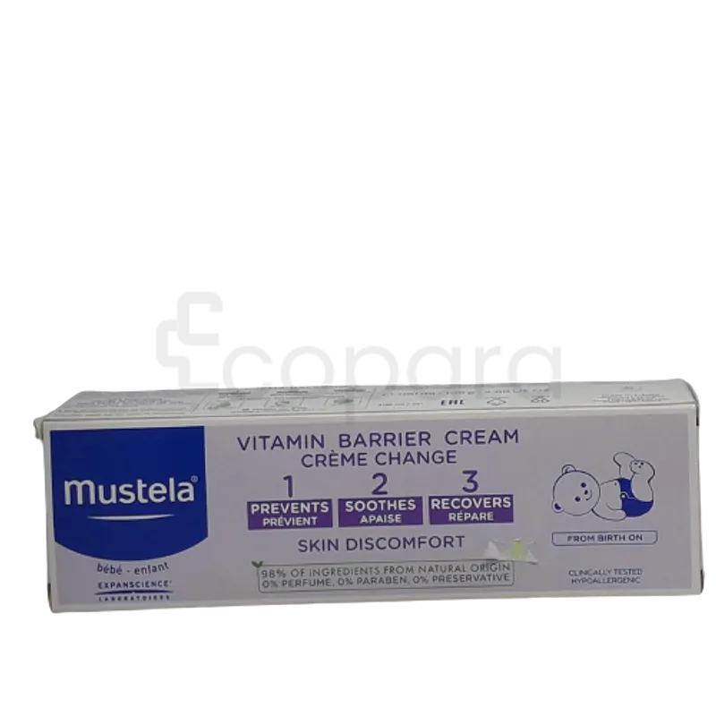 MUSTELA CREME DE CHANGE VITAMIN BARRIER CREAM 1 2 3 100ML