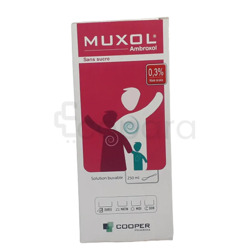 MUXOL SANS SUCRE 250ML GRAND MODELE SIROP