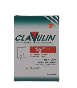 CLAVULIN 1G BOITE DE 12 SACHETS