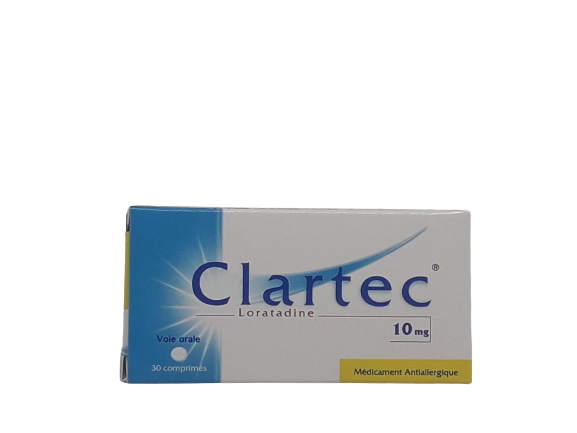 CLARTEC 10MG BOITE DE 30 COMPRIMES