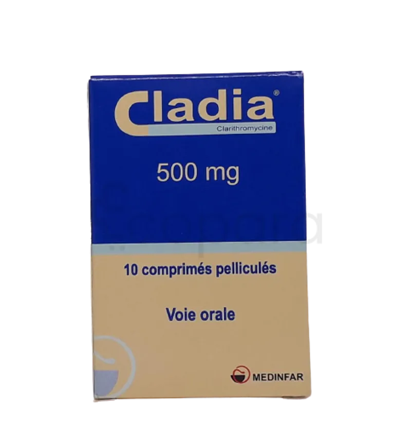 CLADIA 500MG BOITE DE 10 COMPRIMES