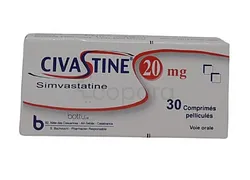 CIVASTINE 20MG BOITE DE 30 COMPRIMES