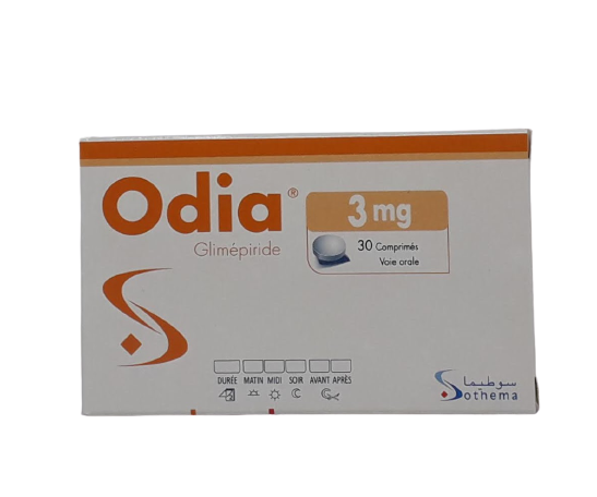 ODIA 3MG BOITE DE 30 COMPRIMES