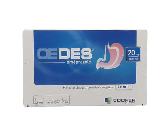 OEDES 20MG BOITE DE 7 GELULES
