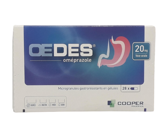 OEDES 20MG BOITE DE 28 GELULES